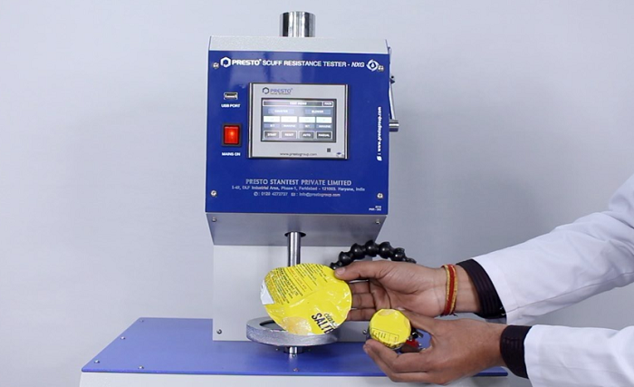 scuff resistance testing machine