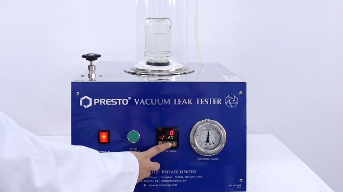vacuum leak testing machine