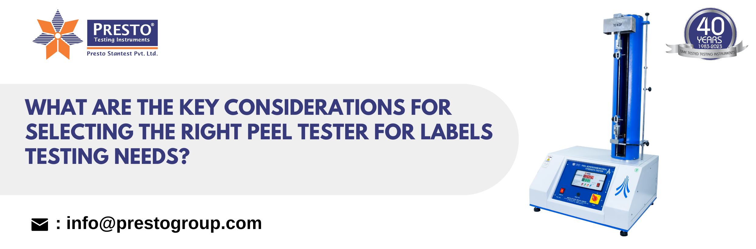 peel tester for label testing