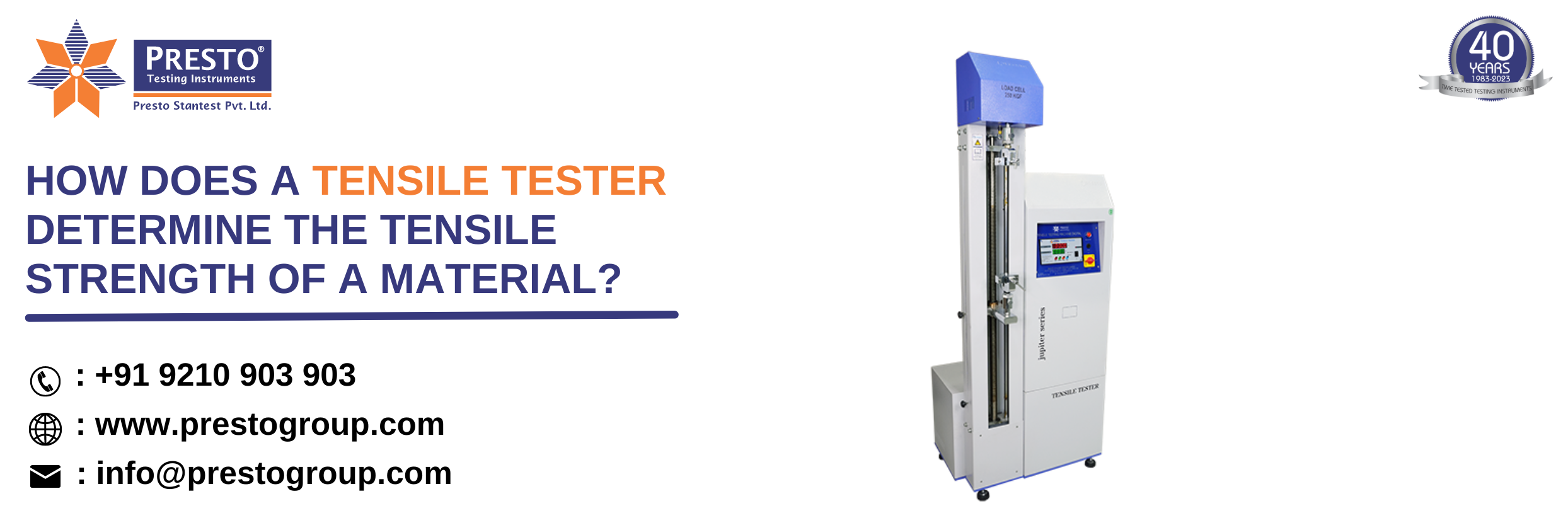Tensile Strength tester