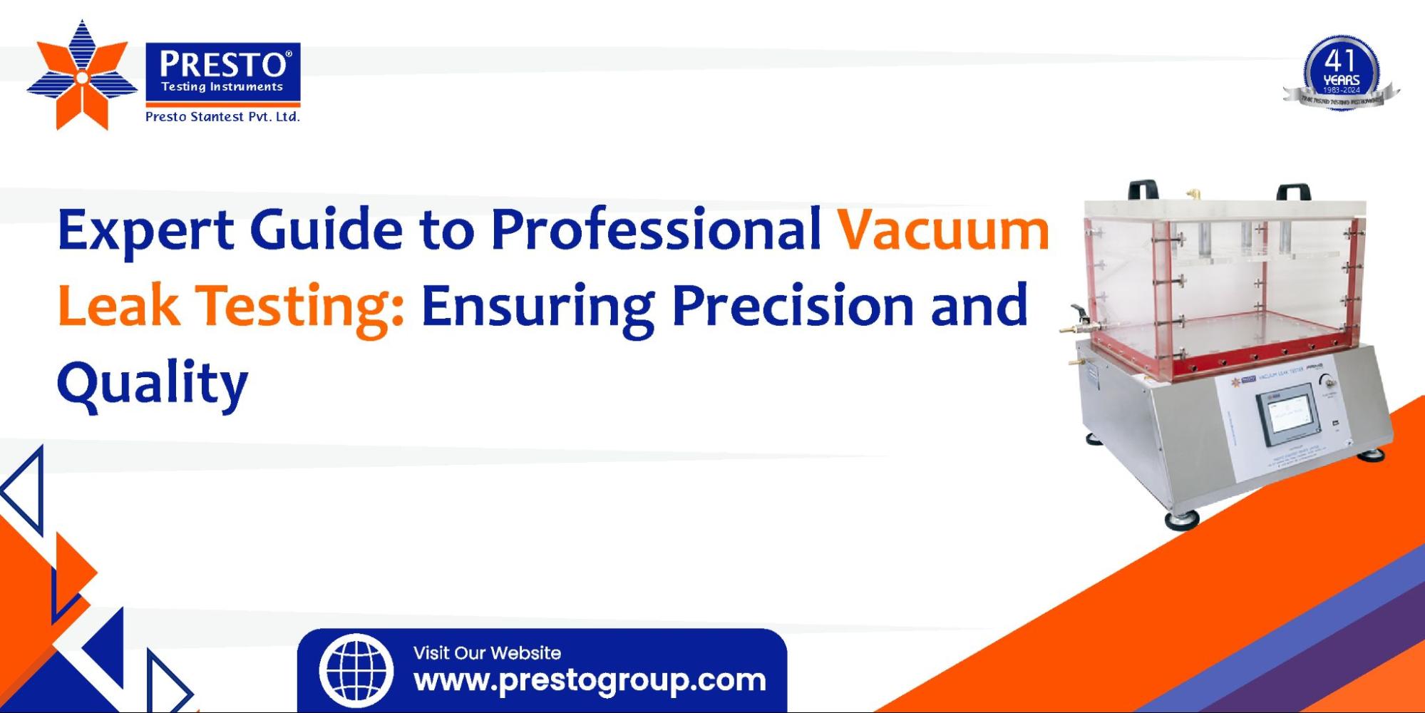 Vacuum Leak Tester